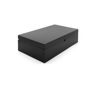 Bredemeijer Coffret à thé Universal 36×21 cm 6 boîtes cuillère doseuse bambou noir