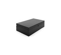 Bredemeijer Coffret à thé Universal 36×21 cm 6 boîtes cuillère doseuse bambou noir