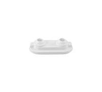 Universal double charnière match0 161022 plastique blanc, pour tubes 10 - 22mm Universal , Universal tubes 50mm