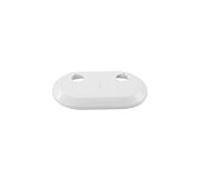 Universal double charnière Universal 161215 ABS blanc, Ø 15 mm, H 12 mm, L 113 mm, lar 69 mm