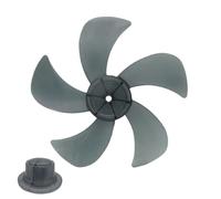 Universal Fan Blade Replacement - Ventilateur électrique à 5 lames 400 mm Quiet High Efficiency Fans Part with Nut Cover for Table Wall Floor Fans | Home Office Garage Workshop Use