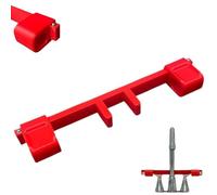 Universal Faucet Handle Lock for Double Sinks, Sink Faucets Guard with Central Pipe Fixation, Safety Faucet Handle Lock with Anti-Drop Columns on Both Ends