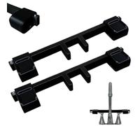 Universal Faucet Handle Lock for Double Sinks, Sink Faucets Guard with Central Pipe Fixation, Safety Faucet Handle Lock with Anti-Drop Columns on Both Ends