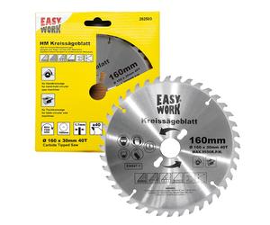 Universal HM Kreissägeblatt 160 x 30 X 1,7 MM 40 Dents Lame de Scie Métal Bois