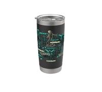 Universal Monsters Retro Horror All Over Print Gobelet isotherme en acier inoxydable double paroi