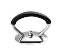 Universal Pot Lid Knob - Stainless Steel & ABS | Anti-Scald Handle | 4.8x4.8x4cm Compact Knob, 50g Weight, Stainless Steel & ABS Construction, Heat-Resistant Anti-Scald Design, Fits 5mm-12mm Lid
