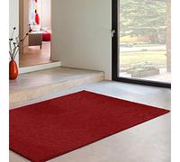 UNIVERSAL Tapis Poils Courts Velours Uni 100% Polypropylène Rouge 60 x 250 cm
