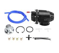 Universal Voiture soupape de d¡§|Charge en Aluminium Turbo soupape de d¡§|Charge soupape de d¡§|Charge BOV Turbo Splitter Valve Voiture Modification Accessoire(Noir)