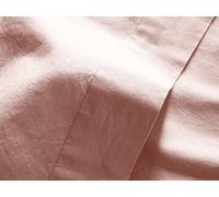 UNIVERSDECOR - Drap Plat Palace Pur Coton Teint lavé, 63 Fils/cm² Vent du sud (Drap Plat 240 x 290 lit 1 et 2 Places, Rose)