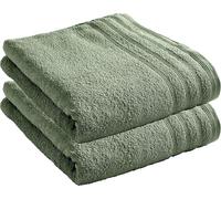 UNIVERSDECOR Lot de 2 draps de Bain Spa 90 x 150 cm / 400 GR/m² (Romarin, Lot de 2 draps de Bain Spa 90 x 150 cm)
