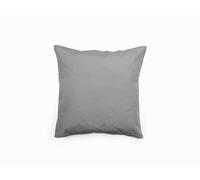 UNIVERSDECOR Lot de 2 taies d'oreiller Percale Pur Coton peigné Longues Fibres 80 Fils/cm² Vent du sud (Acier, Lot de 2 taies Percale 65 x 65 cm)