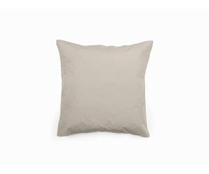UNIVERSDECOR Lot de 2 taies d'oreiller Percale Pur Coton peigné Longues Fibres 80 Fils/cm² Vent du sud (Ivoire, Lot de 2 taies Percale 65 x 65 cm)