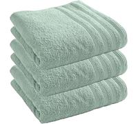 UNIVERSDECOR Lot de 3 draps de Douche Spa 70 x 140 cm / 400 GR/m² (Menthe, Lot de 3 draps de Douche 70 x 140 cm)