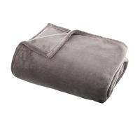 UNIVERSDECOR Plaid Flanelle 125 x 150 cm Atmosphera (Gris Clair)