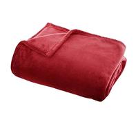 UNIVERSDECOR Plaid Flanelle 125 x 150 cm Atmosphera (Rouge)