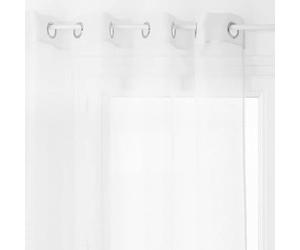 UNIVERSDECOR Voilage Moly tamisant 135 x 240 cm Atmosphera (Blanc)