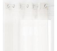 UNIVERSDECOR Voilage Moly tamisant 135 x 240 cm Atmosphera (Ivoire)