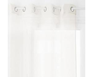 UNIVERSDECOR Voilage Moly tamisant 135 x 240 cm Atmosphera (Ivoire)