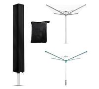 Universelle Housse Sechoir Parapluie pour Brabantia (165x16x16cm) | 420D Oxford, Bache Protection Etendoir, Impermeable, au vent avec cordon, Anti-UV, avec fermeture éclair