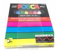 Posca Marqueur PC3M Pointe ogive 0,9–1,3 mm Couleurs assorties Étui de 8