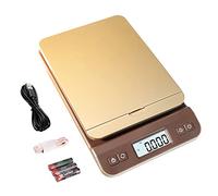 UNIWEIGH Balance Colis Postale 39kg/86lb, Expédition Parcel Balance | Pèse Colis, Pèse Lettres, l'expédition Courrier paquets, pour Bureau, Entrepôt, Nourriture, Avec Câble USB, Mètre ruban,doré.