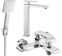 Uno R45 Mélangeur lavabo et baignoire avec accessoires, chrome (71413R45-00)