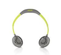 Unold 86696 Breezy Green - Ventilateur de Nuque - Vert - Tour de Cou - 3 Niveaux de Vitesse - Témoin Lumineux LED - Éclairage LED - Mains Libres - Batterie jusqu'à 8 Heures