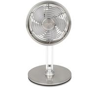 Unold 86705 Akku-Tischventilator STEEL FLEX Chrome 14 cm