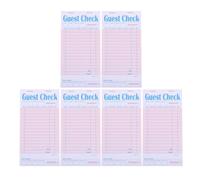 Unomor 6 Pièces Bloc-notes Serveur de Restaurant en Papier Rouge, 50 | Bars et Fast Food, Gestion des Commandes, Sauvegarde Fiable en Cas de Panne Électronique