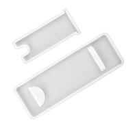 Unomor Moule pour Casier à Vin Blanc, Silicone, 1 Base et 1 Rack Inclus, Outil de Fabrication DIY, Adapté aux Loisirs Créatifs et Professionnels