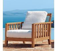 Unopiu - Fauteuil rembourré Bois naturel