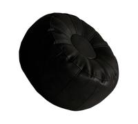 Unstuffed Pouf Cover Pumpkin Shape Foot No Filler Pu Cushion Footstool
