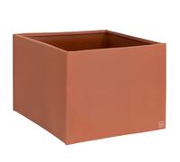 UNUS Jardinière surélevée en métal aspect rouille, 80 x 80 x 80 cm, grand, résistant aux intempéries, pour jardin, balcon et terrasse
