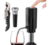 Unyqoos® : Aérateur électrique pour vin avec verseur, rechargeable (batterie lithium, jusqu'à 30 bouteilles), comprenant un pichet, un tire-bouchon et des bouchons sous vide