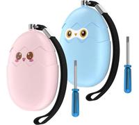 Unyqoos® : alarme de sécurité personnelle rechargeable, avec lampe de poche LED – 130 dB, porte-clés, boîtier en ABS résistant aux chocs