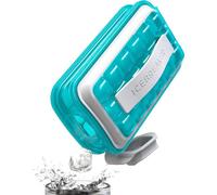 Unyqoos® : bacs en silicone pour congélateur – 18 glaçons, moule à glaçons étanche et hermétique avec couvercle, empilable, permet de servir des glaçons propres sans contact