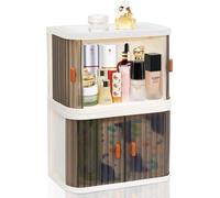 Unyqoos® : Boîte de rangement en plastique pliable (PP) – Boîte de rangement empilable de 16 cm, gain de place, idéale pour la cuisine, la salle de bain et le salon