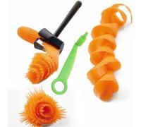 Unyqoos® : coupe-légumes en acier inoxydable et en plastique de qualité alimentaire, avec un manche ergonomique, idéal pour créer des motifs floraux décoratifs à partir de carottes, courgettes et conc