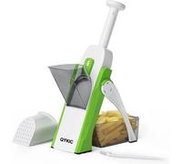 Unyqoos® : coupe-légumes tout-en-un – mandoline réglable, 4 fonctions de coupe, épaisseur de 0,1 à 8 mm, lame intégrée sécurisée, trancheuse à pommes de terre et à oignons, fonctionnement sans électri