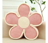 Unyqoos® Coussin en forme de fleur, coussin de sol rose – coussin en peluche en forme de fleur, rembourré en coton PP, coussin décoratif pour le salon et la chambre