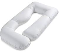 Unyqoos® Coussin ergonomique en forme de J – Coussin de grossesse et pour les personnes dormant sur le côté, offrant un soutien pour la colonne vertébrale et le dos, également utilisable comme coussin