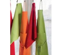 Unyqoos® - Ensemble de 4 torchons de cuisine unis, collection Pure, 50 x 70 cm, couleur verte (réf. 2612), 100% coton, fabriqués en Europe