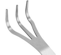 Unyqoos® : Fourche à bonsaï en acier inoxydable avec manche ergonomique – pour l'entretien du sol, le désherbage et l'aération de la terre, idéal pour l'entretien des bonsaïs