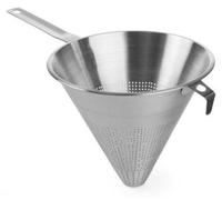 Unyqoos® : Grand tamis de cuisine avec bordure stabilisatrice – acier inoxydable, diamètre 235 mm × hauteur 395 mm, idéal pour filtrer, égoutter et rincer, compatible lave-vaisselle