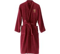 Unyqoos® Harry Potter, peignoir Gryffondor pour hommes, taille L – 100% coton, motif brodé, absorbant, lavable jusqu'à 40°C, adapté au sèche-linge