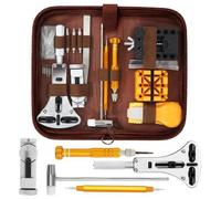 Unyqoos® : Kit complet de 149 pièces pour horloger – ensemble d'outils en acier inoxydable pour la réparation et l'entretien des montres : changement de bracelet, ouverture du boîtier, remplacement de