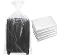 Unyqoos® : Lot de 5 grands sacs de rangement transparents, 100 x 120 cm, en PE résistant à la déchirure – Idéal pour protéger les meubles, les valises et lutter contre la poussière
