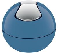 Unyqoos® Mini-poubelle de 1 litre avec couvercle rabattable – poubelle de table et de cuisine compacte, en finition brillante, idéale pour la cuisine et la salle de bain