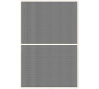 Unyqoos® Moustiquaire intégrée Plus pour fenêtres à bascule et à battant – moustiquaire anti-pollen, blanche (RAL9010), 100x150 cm, profilés en aluminium, installation sans vis, possibilité de raccour