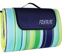 Unyqoos® - Nappe de pique-nique 200 x 200 cm – Nappe imperméable, anti-sable, idéale pour la plage et les activités de plein air, avec un dessus en polaire et une base en aluminium isolante, équipée d